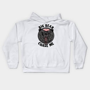 Bald-Headed Bear of Claire County Kids Hoodie